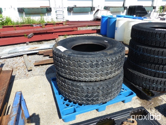 Two 425-65 Tires