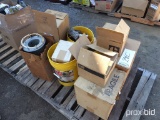 Pallet of New Filters, Universal Joints, and Fittings