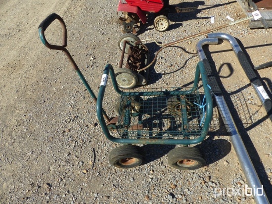 Metal Dolly Cart with Basket