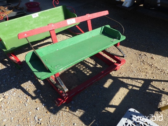 Two-Seat Bench for a Wagon