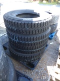 Set of Four 11R-22.5 Tires
