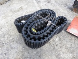 Set of Rubber Tracks for a CAT Skid Steer