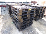 One Stack of Plastic Pallets