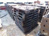 One Stack of Plastic Pallets