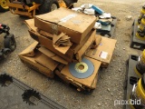 Pallet of Eight Boxes of Grinding Wheels