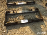 Weld-On Back Plate for a Skid Steer