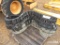 Set of Rubber Tracks for a Skid Steer