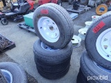 Set of Trailer King Tires & Wheels