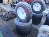 Set of Trailer King Tires & Wheels