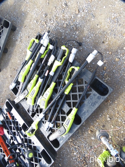 Pallet of Assorted Ryobi Lawn Tools