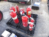 Pallet of Fire Extinguishers