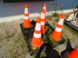 Quantity of Five Safety Cones