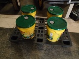 Four 5-Gallon Buckets of Hydraulic Oil