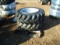 Set of Two Titan 13.6-28 NHS Tires and Wheels