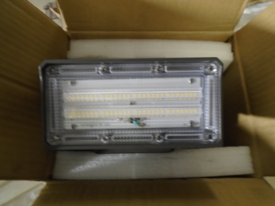 Two ecoPower Wall-Mounted Flood Lights