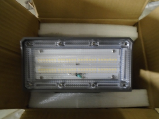 Two ecoPower Wall-Mounted Flood Lights