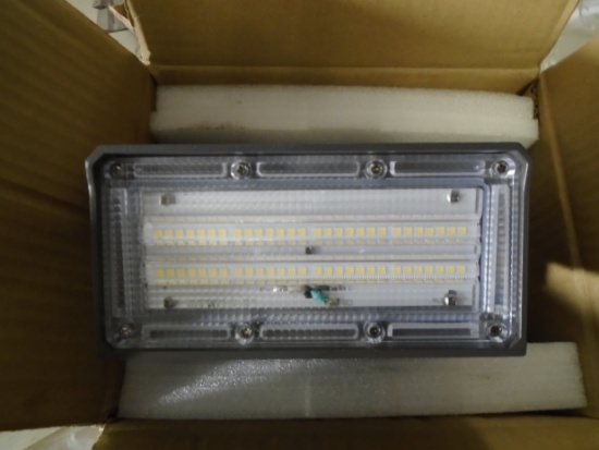 Two ecoPower Wall-Mounted Flood Lights