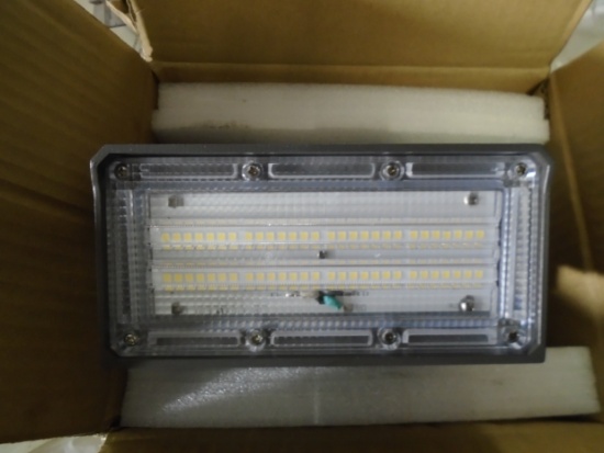 Two ecoPower Wall-Mounted Flood Lights