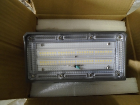 Two ecoPower Wall-Mounted Flood Lights