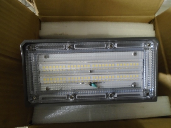 Two ecoPower Wall-Mounted Flood Lights