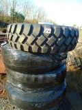 Four Goodyear 14.00R20 Tires