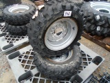 Two Titan 28x18.50-15 Tires and Wheels