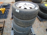 Four Toyo 275-55R20 Tires and Wheels