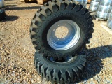 Set of Two Titan 12.5/80-18 NHS Tires and Wheels