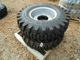 Set of Two Titan 12.5/80-18 NHS Tires and Wheels