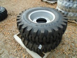 Set of Two Titan 12.5/80-18 NHS Tires and Wheels