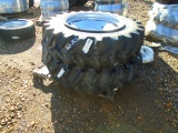 Set of Two Titan 13.6-28 NHS Tires and Wheels