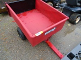Yard Trailer With Metal Bed