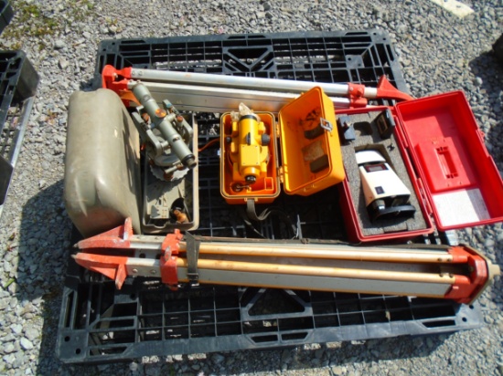 Pallet of Surveying Equipment