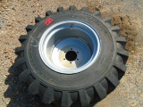 One Titan 43x16.00-20 NHS Tractor Tire and 6-Lug Wheel