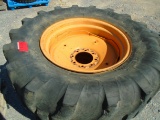 Two 17.5L-24 Tires and Wheels