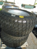 Two Titan LSW 570-648 NHS Tires and 6-Lug Wheels