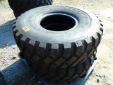 Set of Two Goodyear 14.00R20 Tires