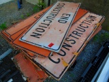 Assorted Construction Signage