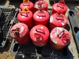Pallet of 5-Gallon Gas Cans