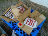 Five Boxes of Exit Signs