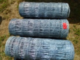 Three Rolls of Wire Fencing