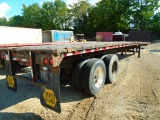 1988 Trailmobile Model #F71T-6UAJ 48-Foot Flatbed Trailer