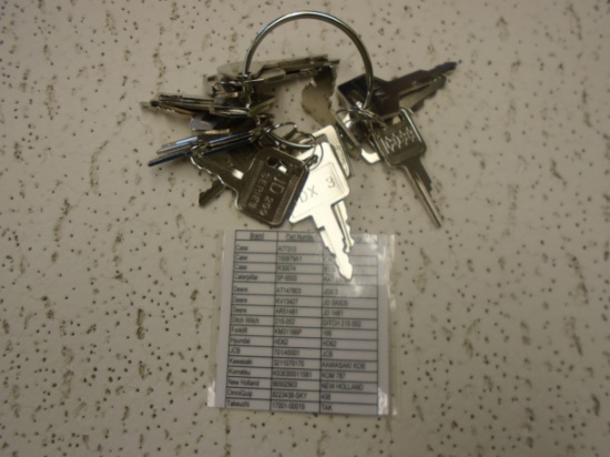 Set of 16 Equipment Keys