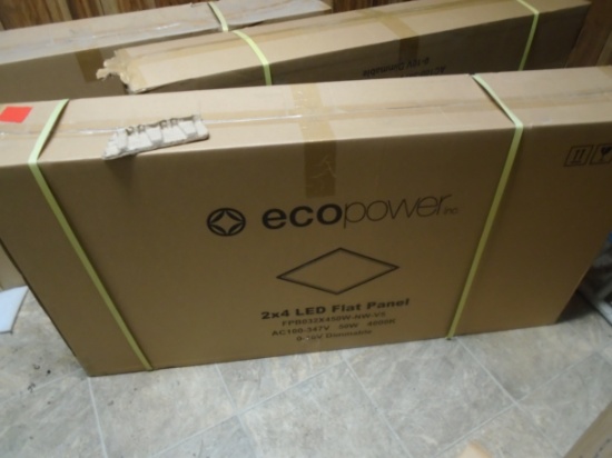 Box of ecoPower 2'x 4' LED Panel Lights
