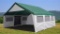 20' X 20' PAGODA PARTY TENT W/SIDE WALLS, WINDOWS & ZIP DOORS