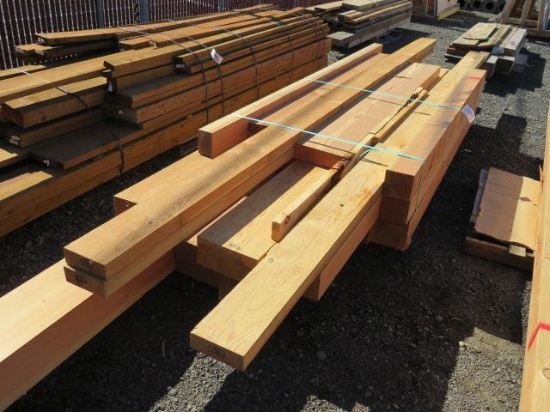 PALLET W/ASSORTED SIZE LUMBER
