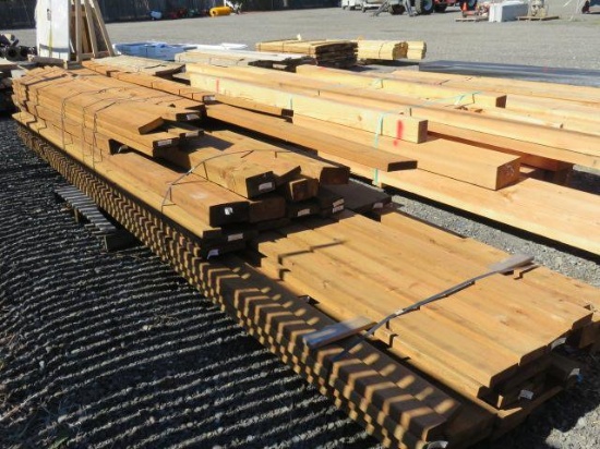 PALLET W/ASSORTED SIZE PRESSURE TREATED LUMBER