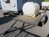 2004 ASSEMBLED 6'4'' X 12'4'' TRAILER W/525 GALLON POLY TANK *OREGON SALVAGE CERTIFICATE - TOTALED