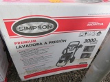 SIMPSON GVC190 3000PSI PRESSURE WASHER EQUIPPED W/HONDA GAS ENGINE, HOSE &