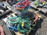 PALLET W/ ASSORTED SIZED AIR HOSES